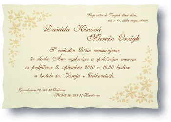 svadobne oznamenie A5050
