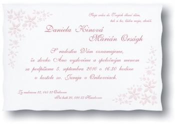 svadobne oznamenie A5054